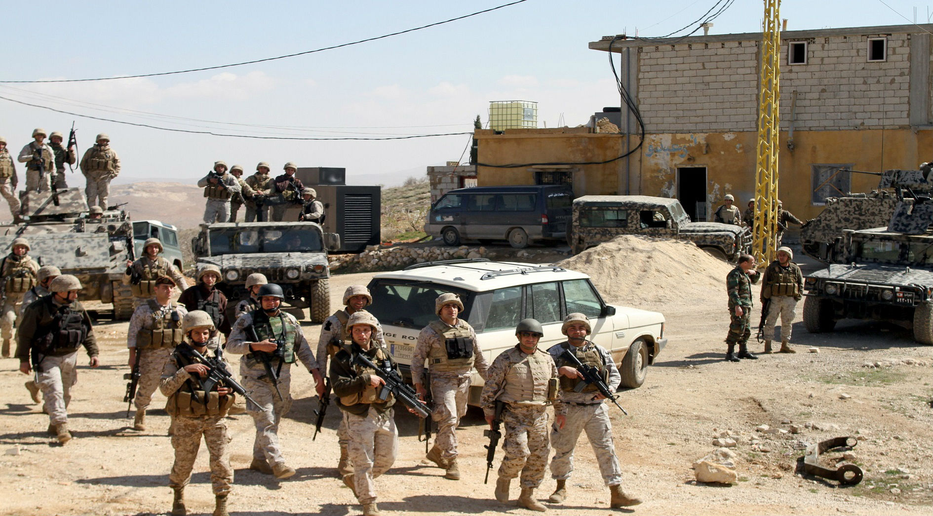 soldats libanais, Aarsal, recherche de terroristes