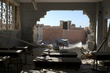 L'école d'Idleb dont la Russie soupçonne la version qu'elle a subi un raid aérien