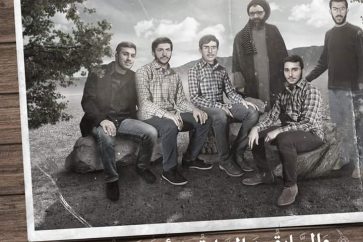 Un portrait symbolisant plusieurs martyrs de la résistance, dont l’ex-secrétaire général du Hezbollah, Sayed Abbas Moussawi.