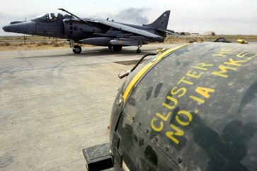 La coalition a utilisé des bombes à sous-munitions britanniques