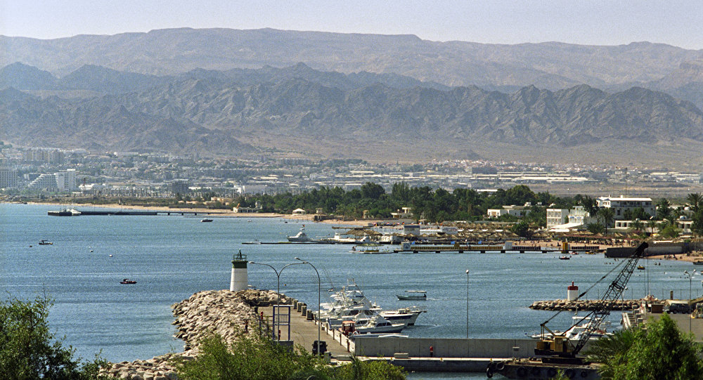 La ville portuaire jordanienne d'Aqaba