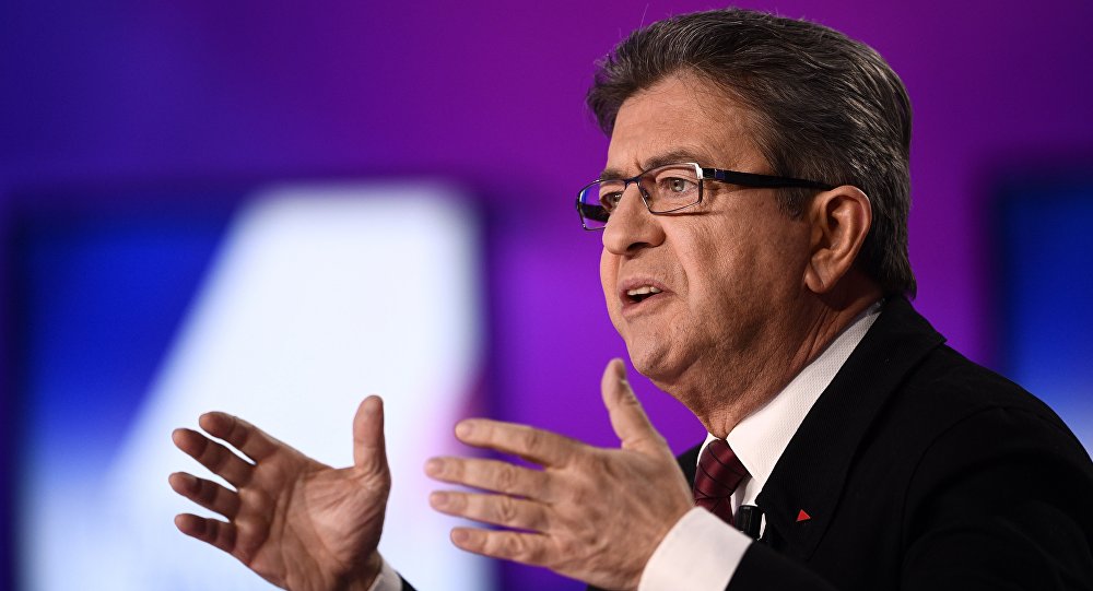 Le leader de La France insoumise Jean-Luc Mélenchon