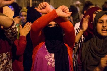 manifestation à Hoceïma