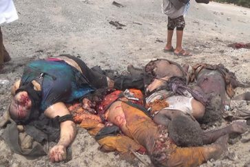 Massacre saoudien contre un camp de déplacés à Hodeida