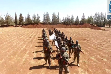 Une unité d'élites de Hayat Tahrir al-Cham (Agence Iba'-photo capture)
