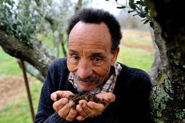 Pierre Rabhi, agriculteur, philosophe et essayiste français d'origine algérienne.Maison Neuve. Ardèche. 7 mars 2013.© Guillaume ATGER / Divergence pour lExpress