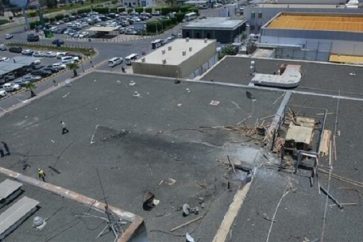 L'aéroport de Nabha lorsqu'il a été bombardé le mercredi 12 juin via un missile