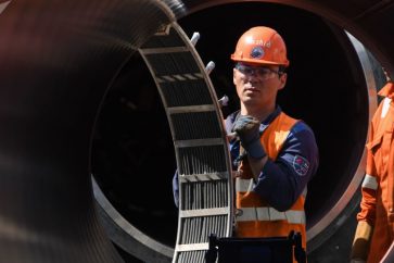 Selon Vladimir Poutine, les travaux de pose des tubes ont été achevés sur le secteur maritime du pipeline