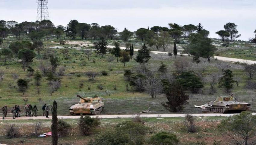 L'armée syrienne à Sahl al-Gab