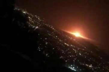 Un réservoir de gaz a explosé dans l'espace public de Parchin.