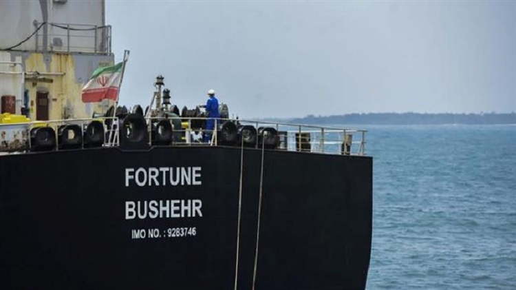 Le pétrolier iranien Fortune à quai à la raffinerie d'El Palito au Venezuela, le 25 mai 2020. ©AFP