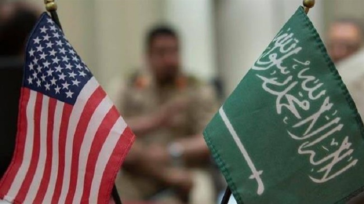 Drapeaux des USA et de l'Arabie