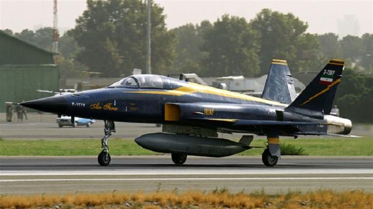 Un avion de combat de fabrication iranienne Saeqeh. (Photo d'archives)