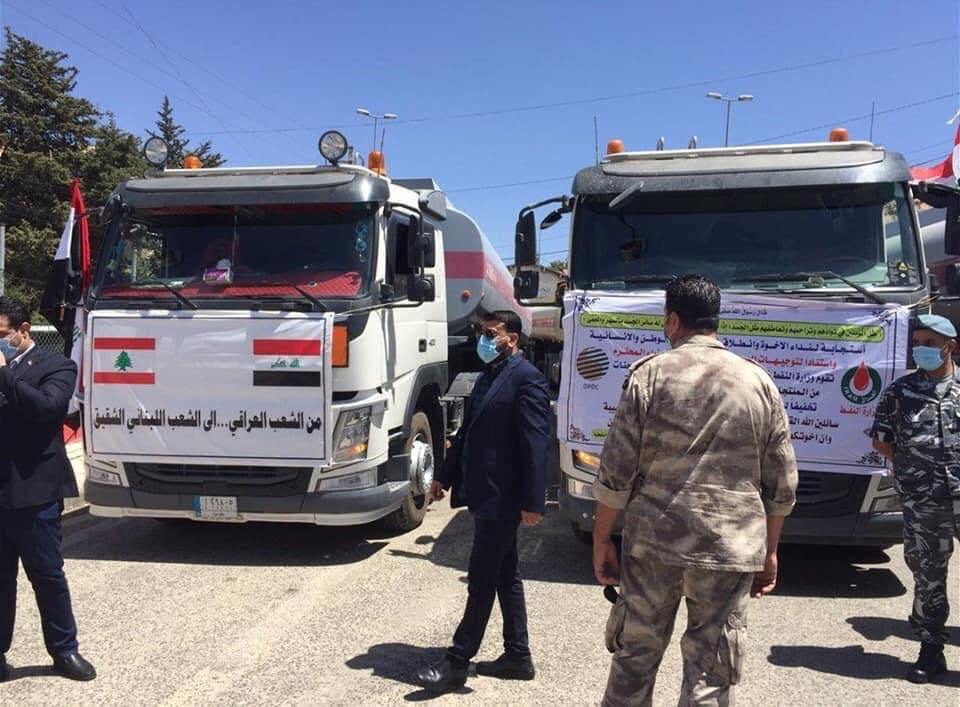 Citernes de pétrole irakien offerts au Liban