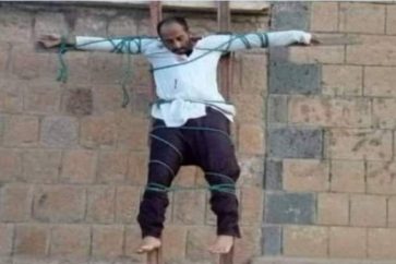 Le médecin Moutahar al-Yousufi crucifé par Daesh au Yémen