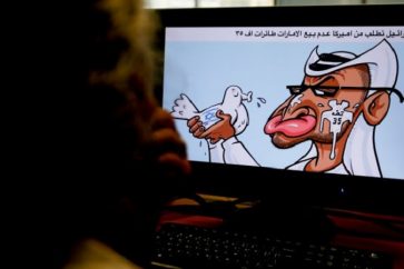 Le caricaturiste jordanien Emad Hajjaj  encourt jusqu'à cinq ans de prison.