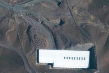 Le site nucléaire de Fordo, carte satellite/Le Monde