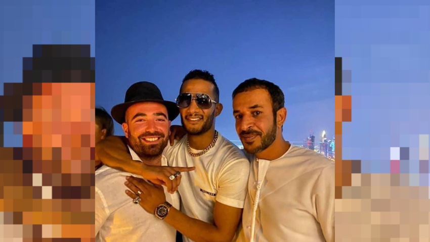 Mohamed Ramadan en compagnie de célébrités israéliennes