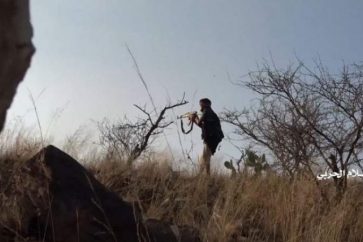 Un combattant d'Ansarullah