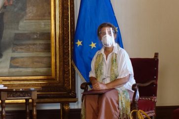 L’ambassadrice de l’UE au Venezuela, Isabel Brilhante Pedrosa