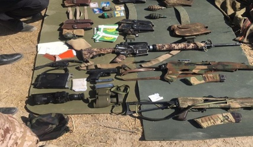 Les armes saisies auprès du réseau du Mossad capturé à l'ouest d'Iran