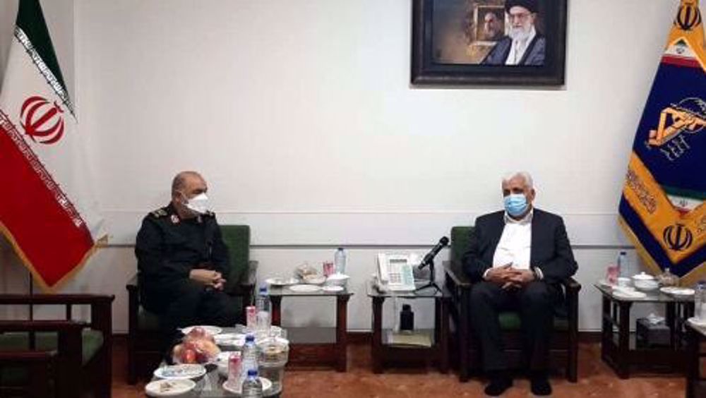 Le général Salami et M.Fayyad