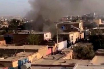 Six civils dont quatre enfants ont été tués par une attaque à la roquette des Américains contre un immeuble d’habitation.