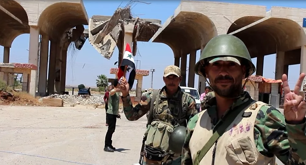 Des soldats de l'armée syrienne