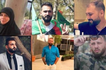 Les six martyrs du massacre de Tayyouneh