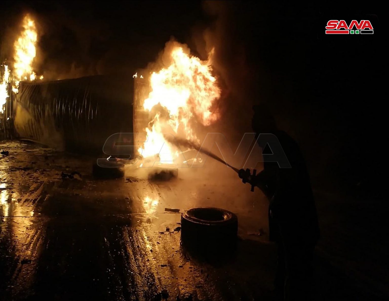 Agression israélienne contre le port de Lattaquié
