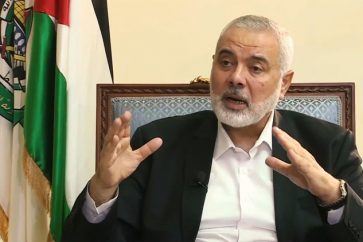 Le chef du bureau politique du Hamas Ismail Haniyeh