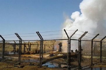 Quatre explosions successives ont été entendues non loin du gisement.