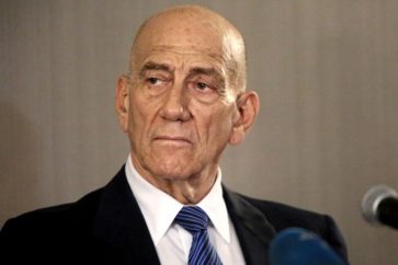L'ancien Premier ministre israélien Ehud Olmert