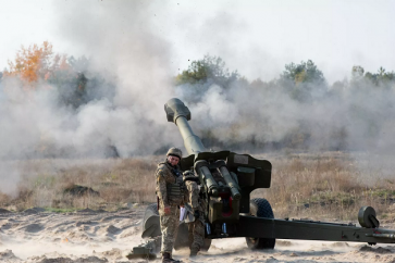 Un polygone de tir dans la région de Kiev.