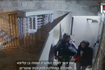 La soldate israélienne qui a violemment abattu une détenue palestinienne.