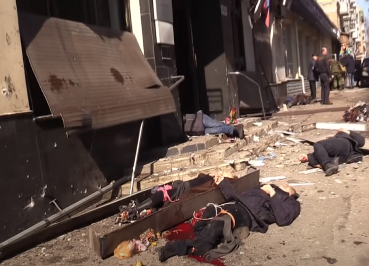 Bombardements ukrainiens meurtriers dans les rues de Donetsk