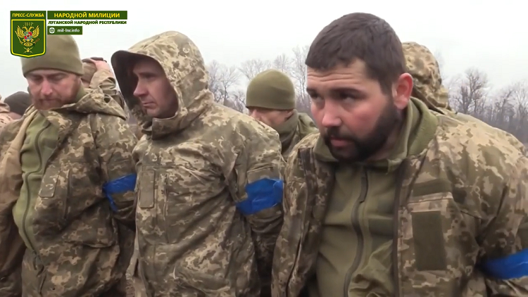 Des soldats ukrainiens se sont rendus aux forces russes dans la région de Lougansk