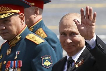 Vladimir Poutine et Sergueï Choïgou.