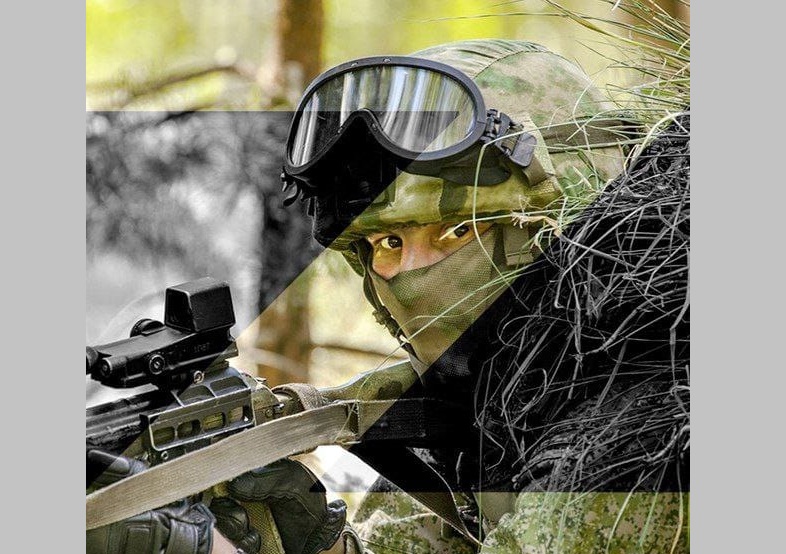 Un soldat de l'armée russe