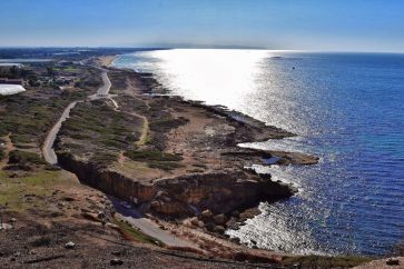 Ras Naqoura, la région à partir de laquelle est réalisé le tracé des frontières maritimes avec la Palestine occupée