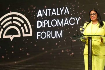 La vice-présidente du Venezuela, Delcy Rodriguez