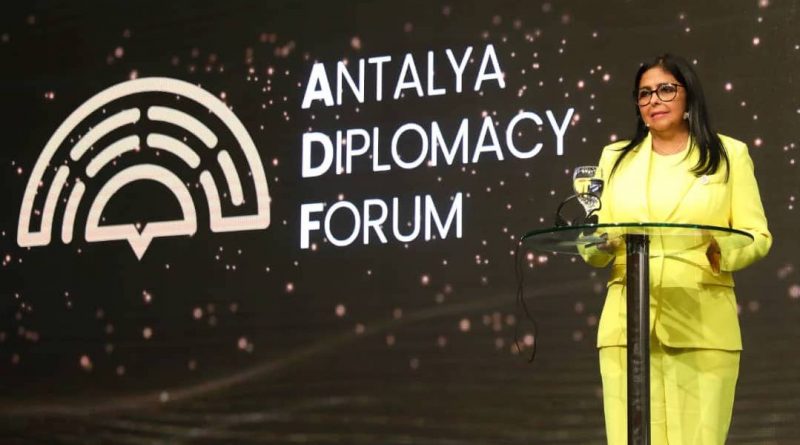 La vice-présidente du Venezuela, Delcy Rodriguez