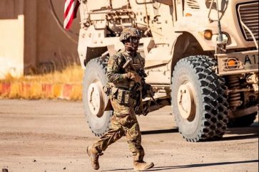 Soldat US à l'est de la Syrie