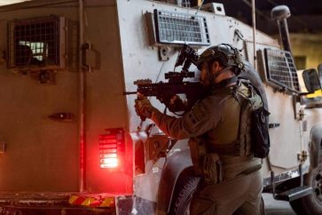 Un soldat de l'occupation israélienne en Cisjordanie