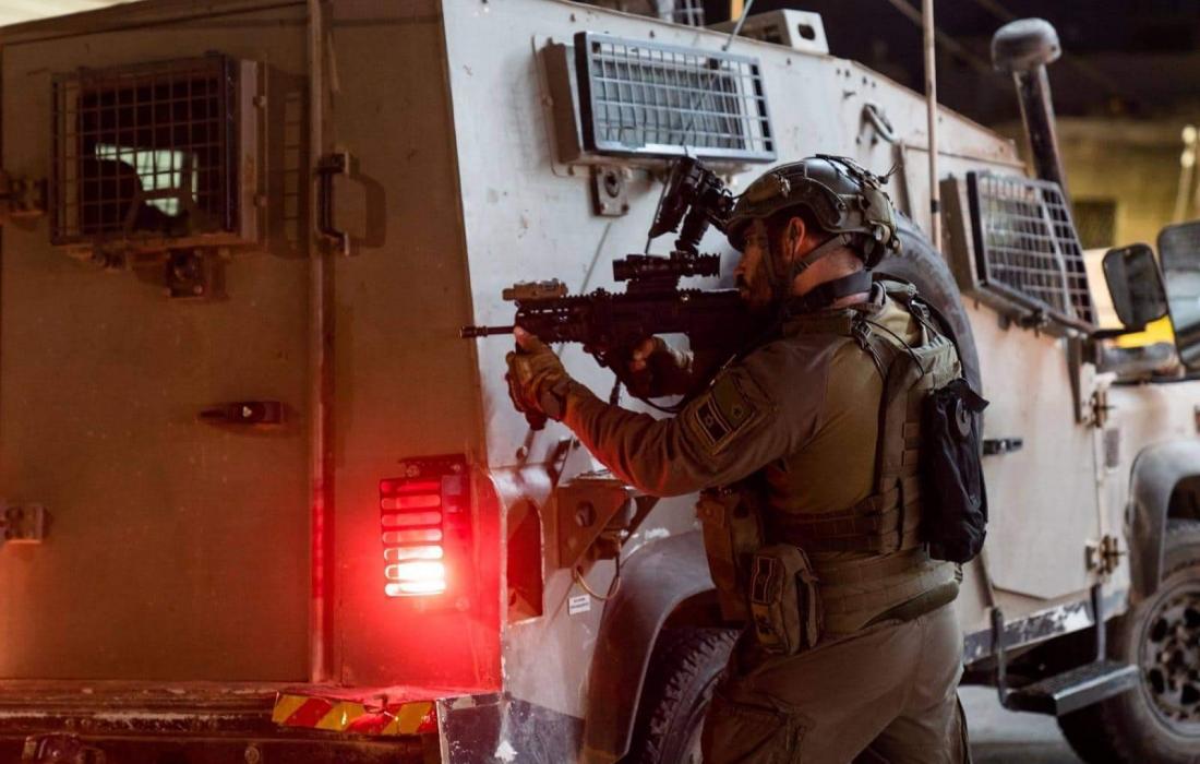 Un soldat de l'occupation israélienne en Cisjordanie