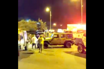 Des soldats israéliens mobilisés dans la colonie de Carmel.