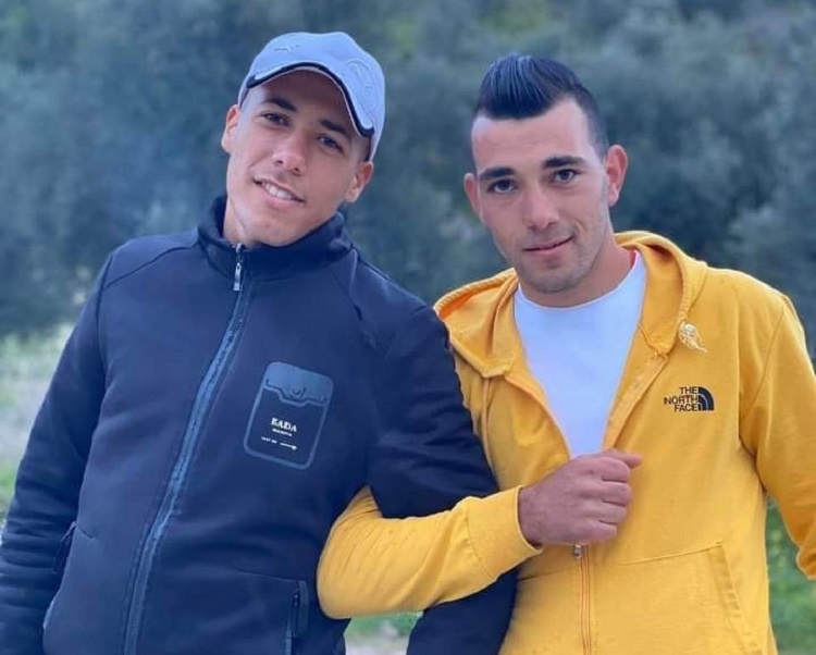 Les deux martyrs Ahmed et Abdel Rahman Abed