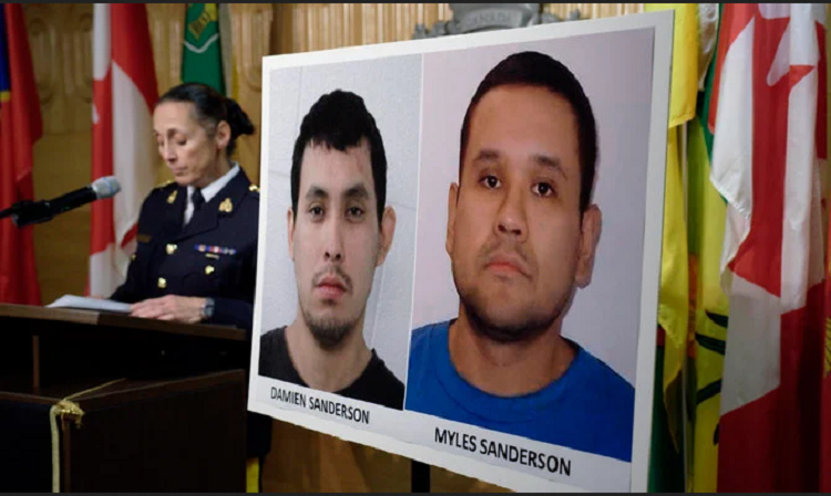 Les suspects ont été identifiés, deux hommes appelés Damien Sanderson et Myles Sanderson.