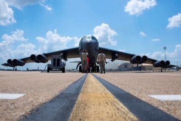 Un bombardier US de type B-52H (Archives)