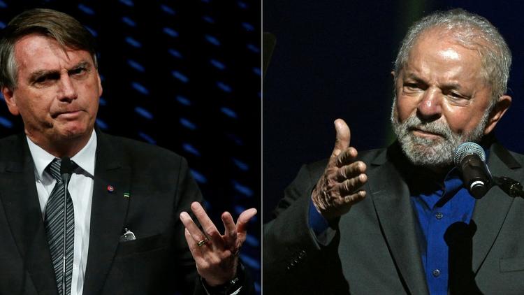 Jair Bolsonaro et Luiz Inacio Lula da Silva